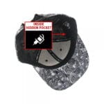 Lauren Rose - Inked & Badass Allover White Rose Snapback Had - Image 2