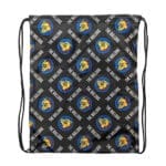 The Bulldog - String Backpack With All Over Logos