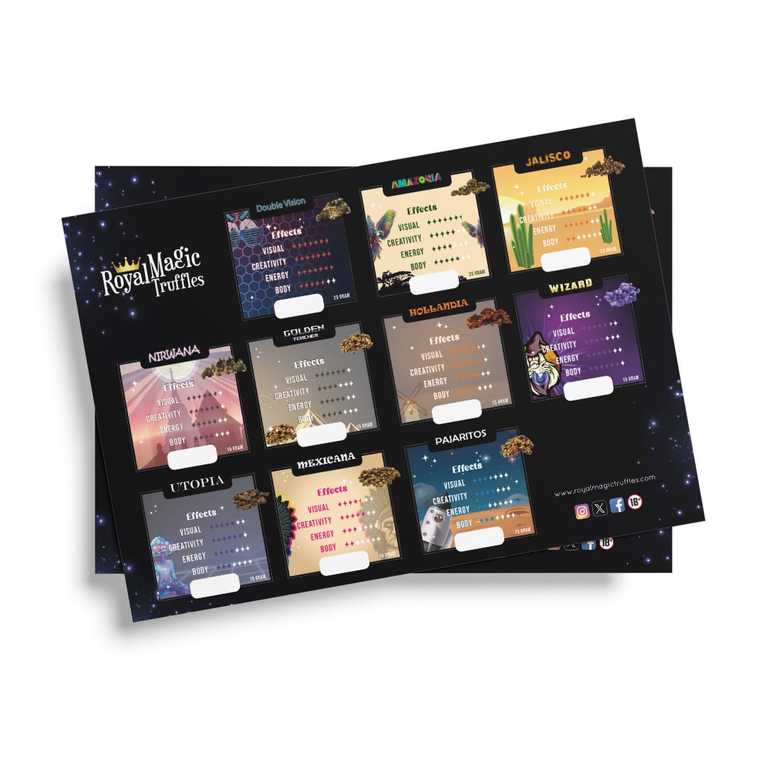 Menukaart-website Menukaart Truffels - Royal magic Truffels - Afbeelding 1