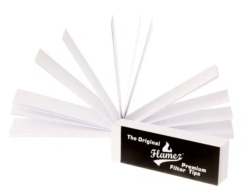 Flamez Filter Tip Booklet Black 50 pcs - Image 2