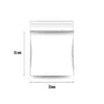 Zip-lock 25 x 25 Mm - 1000 Pieces
