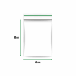 Zip-Lock Bags 40 X 60 Mm - 1000 Pieces