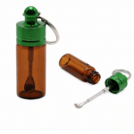 Glass Bottle With spoon